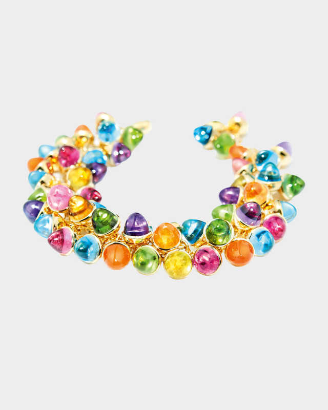 Mikado Flamenco Candy Cabochon Bracelet